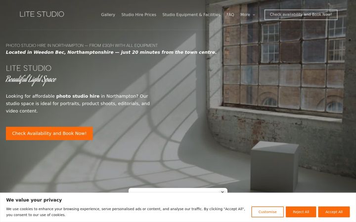 Screenshot of litestudio.uk