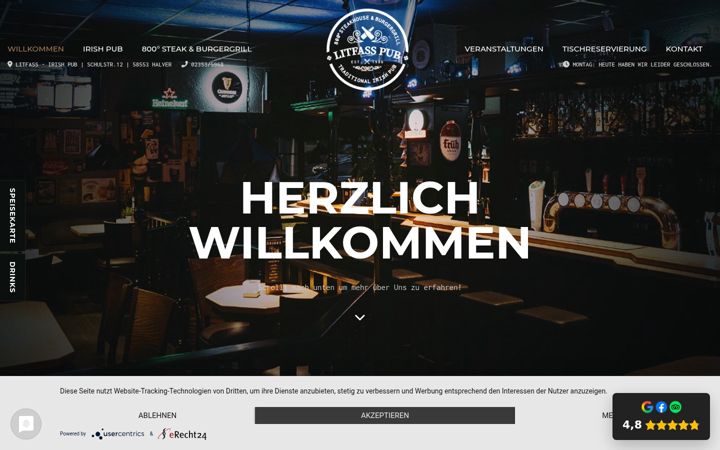 Screenshot of litfass-halver.de