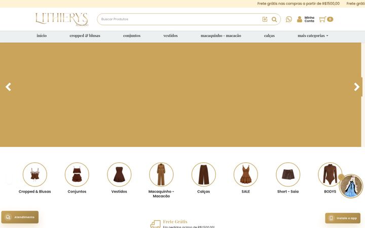 Screenshot of lithierysatacado.com.br