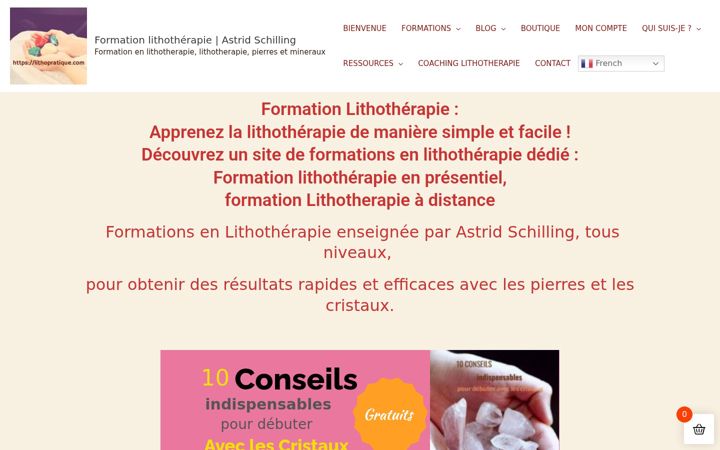 Screenshot of lithopratique.com