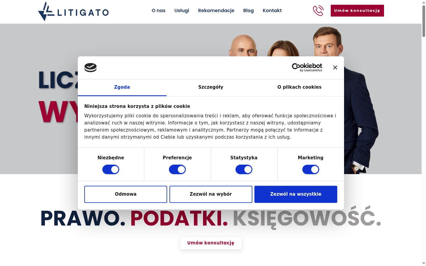 Captură de ecran a bannerului de consimțământ afișat înainte de orice interacțiune