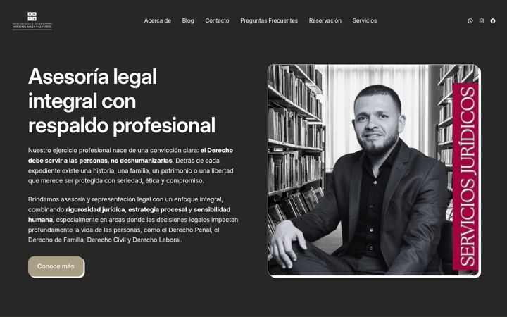 Screenshot of litigioynotariado.com