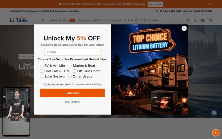 Screenshot of litime.com