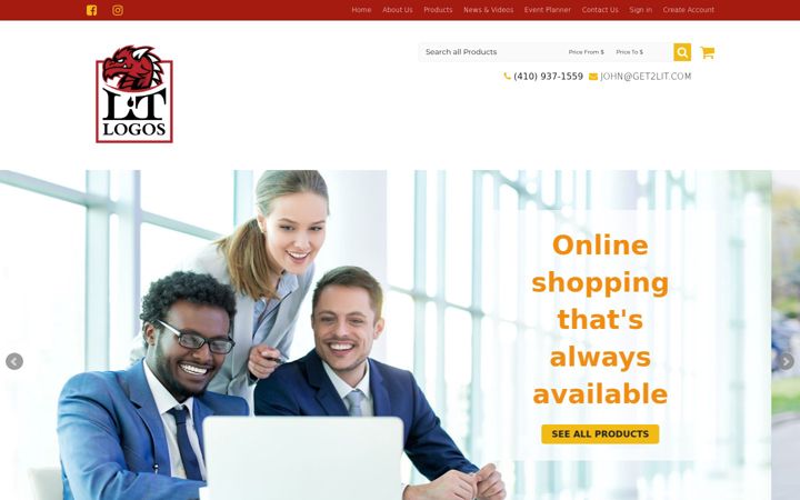 Screenshot of litlogos.net