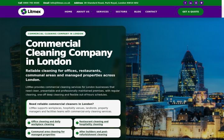 Screenshot of litmex.co.uk