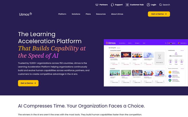 Screenshot of litmos.com.au