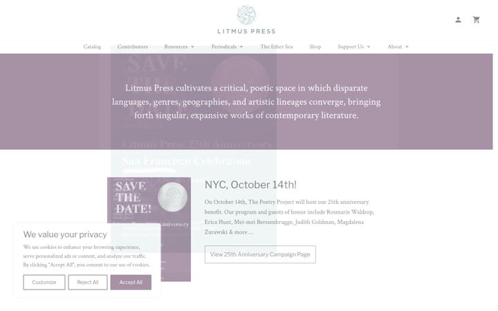 Screenshot of litmuspress.org