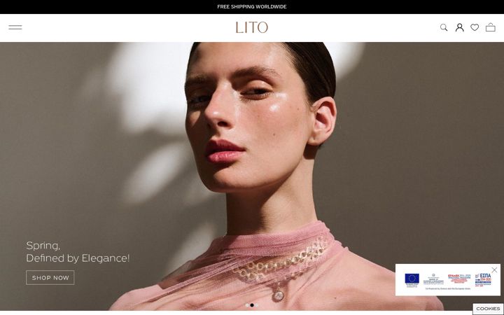 Screenshot von litofinejewelry.com