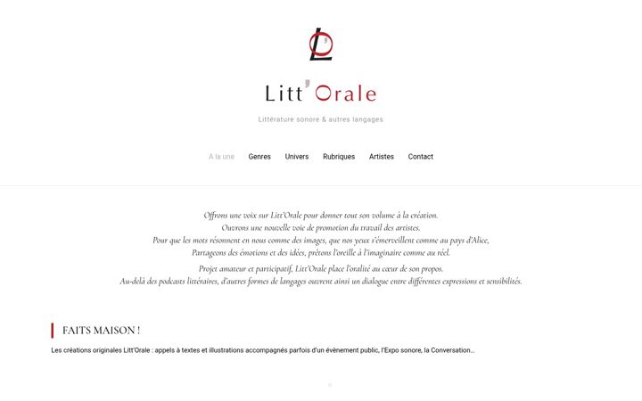 Screenshot of litt-orale.com