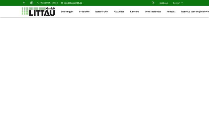 Screenshot of littau-gmbh.de