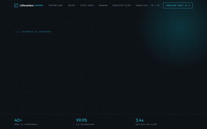 Screenshot of litterantara.com