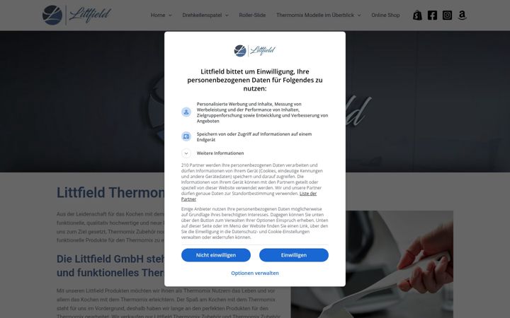 Screenshot of littfield.de