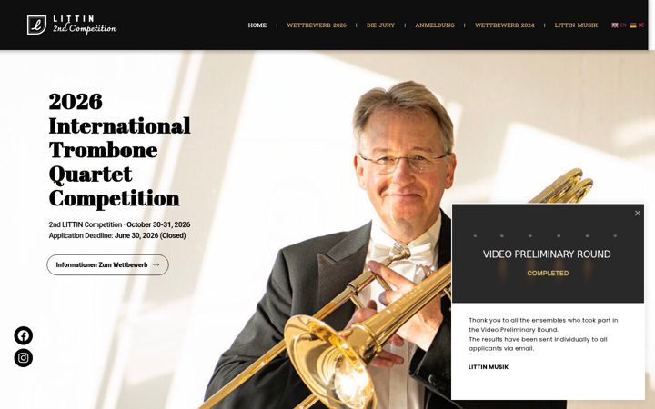 Screenshot of littincompetition.com