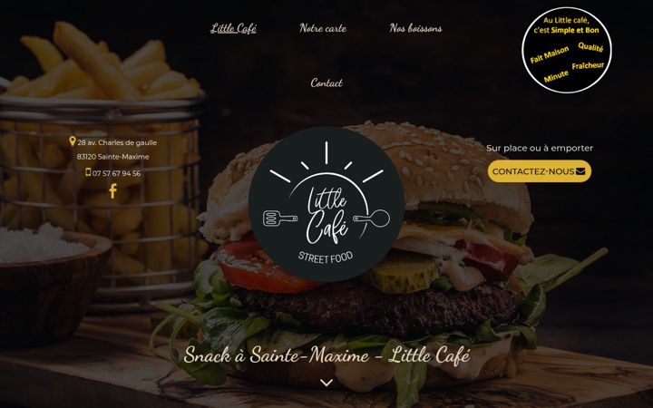 Screenshot of little-cafe.fr