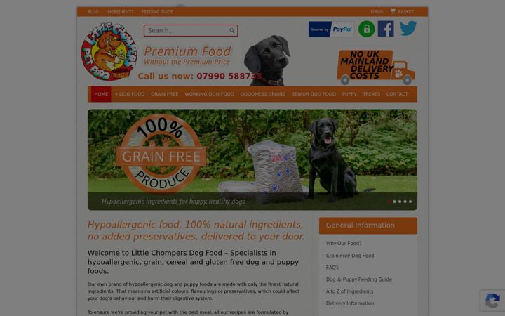 Screenshot of little-chompers.co.uk