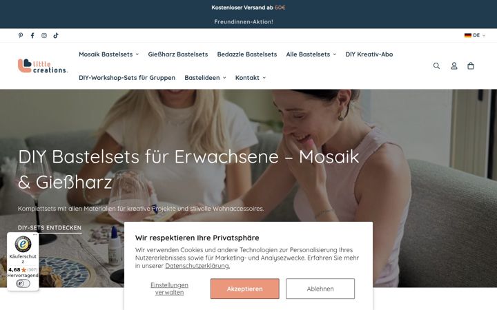 Screenshot of little-creations.de