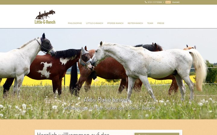 Screenshot of little-g-ranch.de