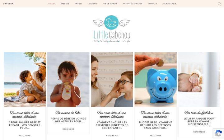 Screenshot of little-gabchou.com