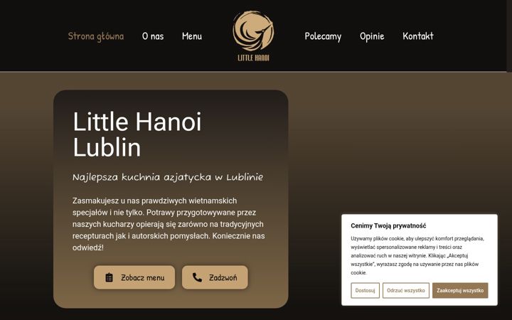 Screenshot of little-hanoi-lublin.com.pl