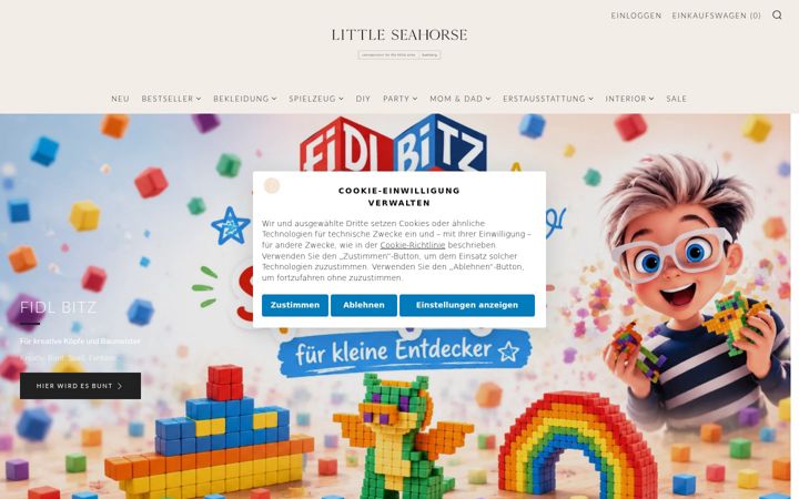 Screenshot of little-seahorse.de
