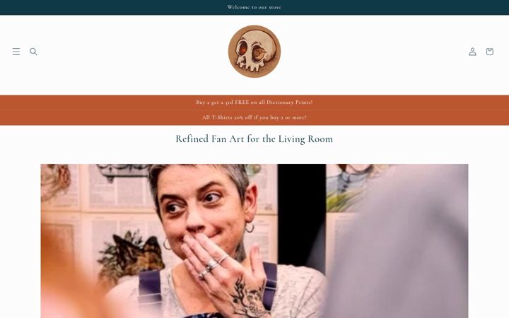 Screenshot of littlebadwren.com