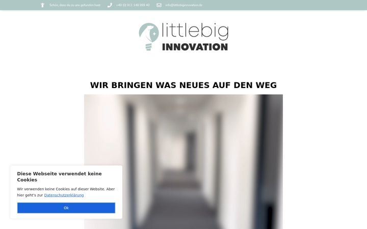 Screenshot of littlebiginnovation.de