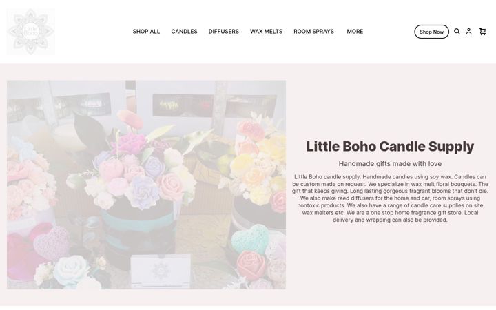 Screenshot of littlebohocandlesupply.com