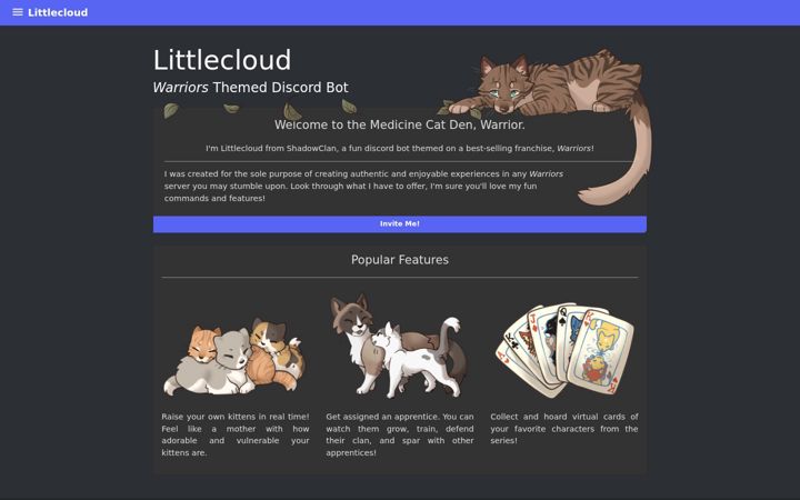 Screenshot of littlecloudbot.net
