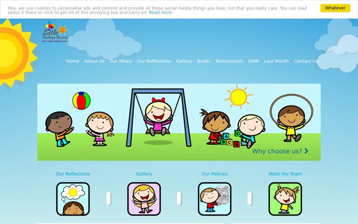 Screenshot of littledarlingsnursery.com
