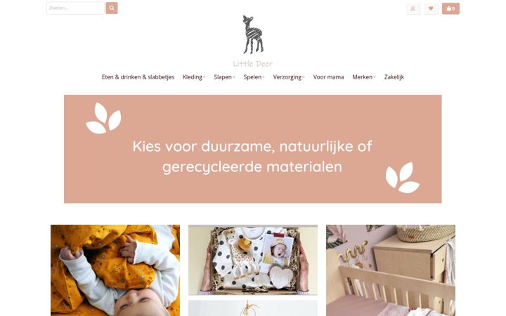 Screenshot of littledeer.be