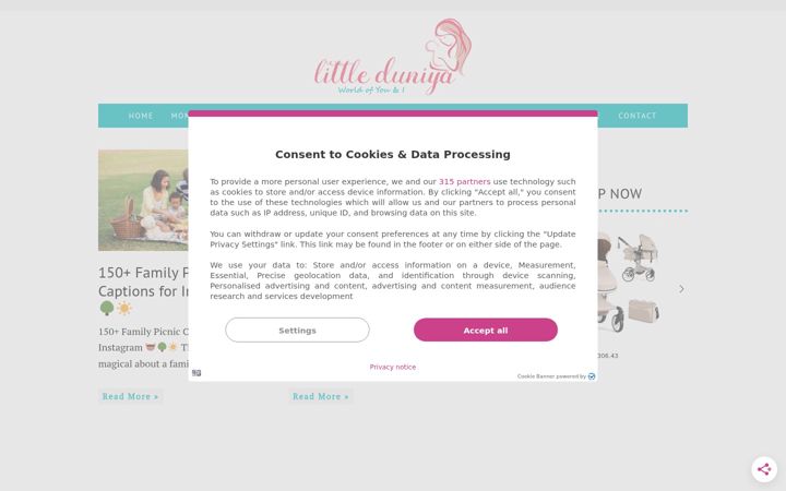 Screenshot of littleduniya.com