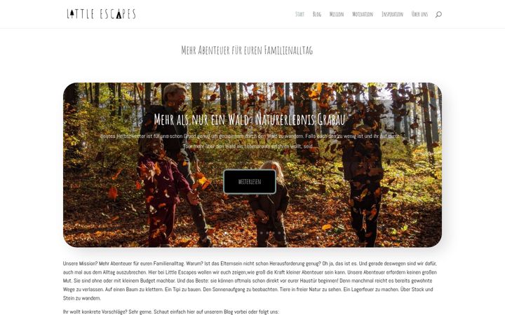 Screenshot of littleescapes.de