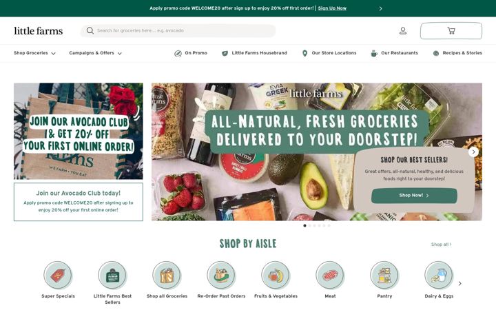 Screenshot of littlefarms.com
