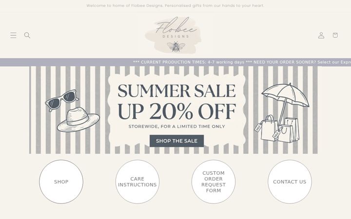 Screenshot of littleflori.co.uk