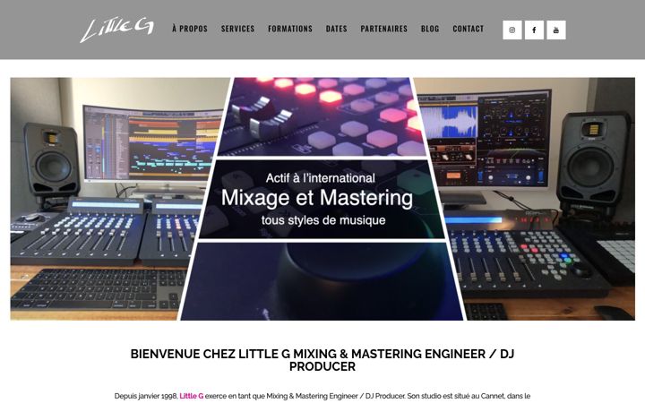 Screenshot of littleg.fr