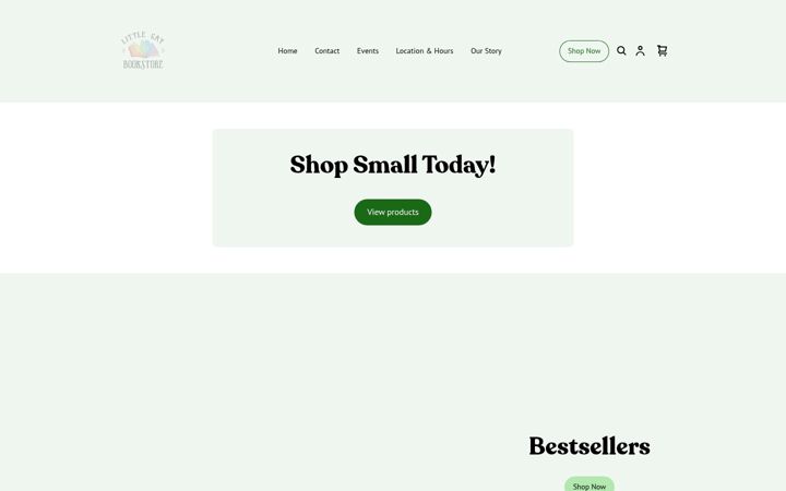 Screenshot of littlegaybookstore.com