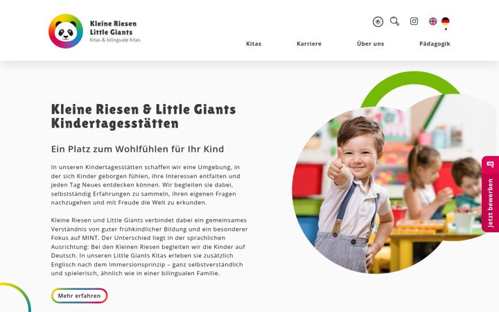 Screenshot of littlegiants.de