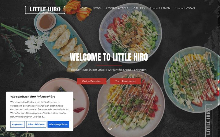 Screenshot of littlehiro.de
