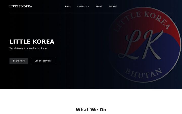 Screenshot of littlekoreabhutan.com