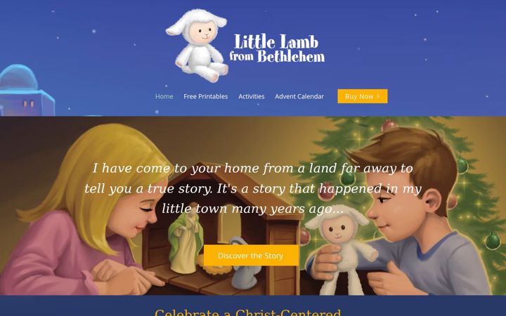 Screenshot of littlelambfrombethlehem.com