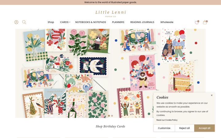 Screenshot of littlelenni.com