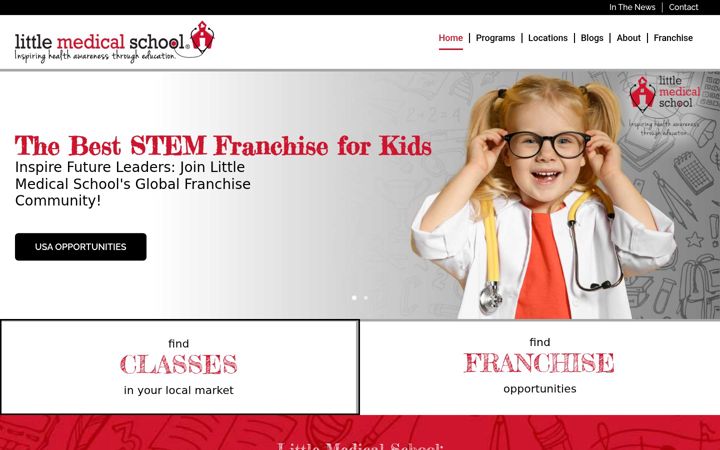 Screenshot of littlemedicalschool.com