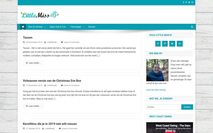 Screenshot of littlemissb.nl