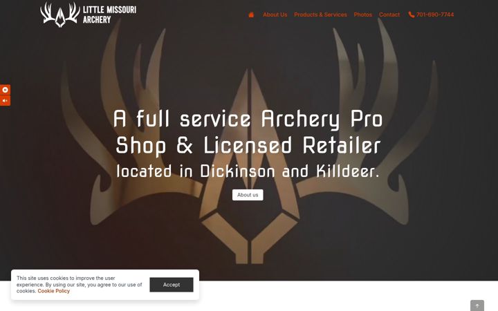 Screenshot of littlemissouriarchery.com