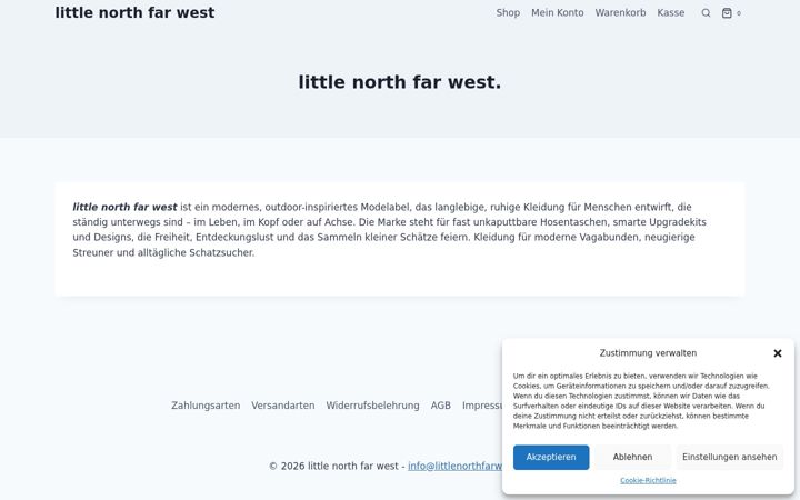 Screenshot of littlenorthfarwest.de