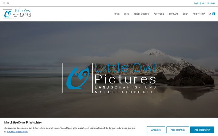 Screenshot of littleowlpictures.de