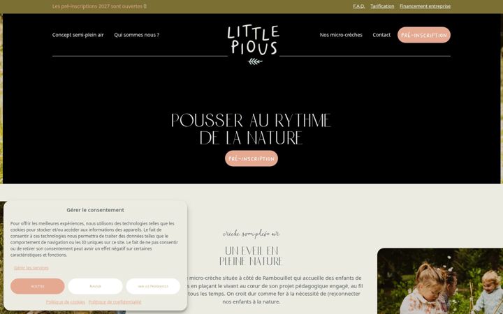 Screenshot of littlepious.fr