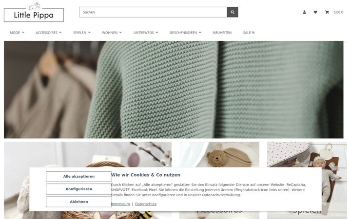Screenshot of littlepippa.de
