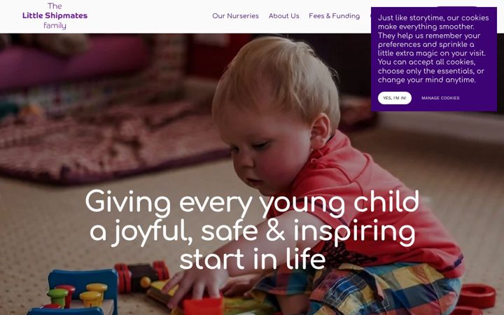 Screenshot of littleshipmates.com