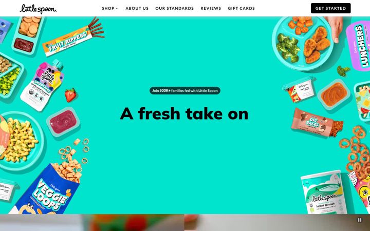 Screenshot of littlespoon.com